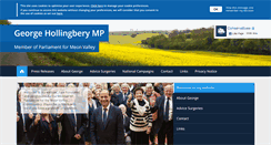 Desktop Screenshot of georgehollingbery.com